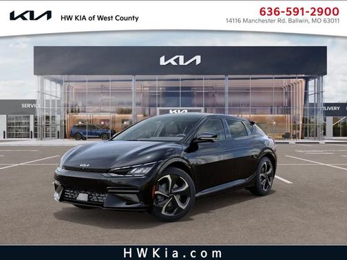 Aurora Black Pearl 2024 Kia EV6 GT-Line