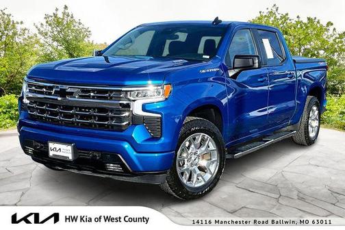 Glacier Blue Metallic 2024 Chevrolet Silverado 1500 RST