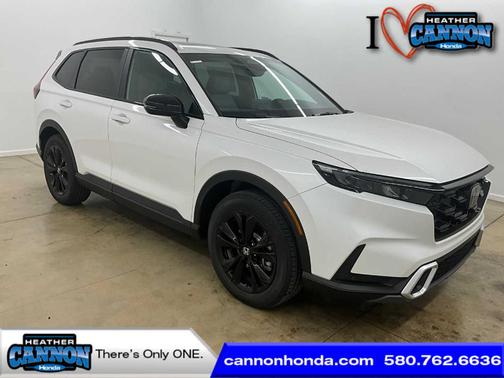 Platinum White Pearl 2026 Honda CR-V Hybrid Sport Touring