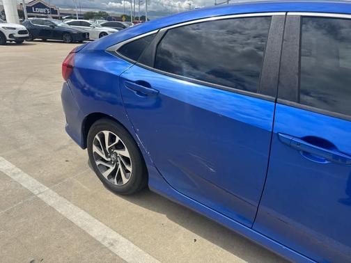 Cosmic Blue Metallic 2017 Honda Civic EX