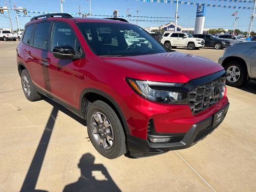 Radiant Red Metallic II 2023 Honda Passport TrailSport