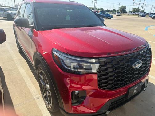 Rapid Red Metallic Tinted Clearcoat 2025 Ford Explorer ST