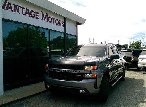 Satin Steel Metallic 2019 Chevrolet Silverado 1500 Custom