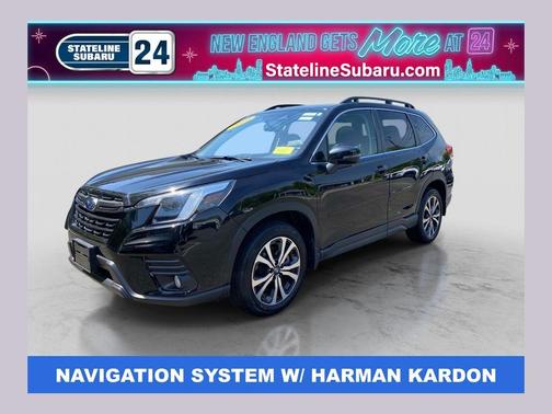 Crystal Black Silica 2023 Subaru Forester Limited