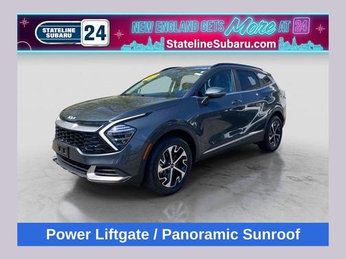 Gray 2024 Kia Sportage Hybrid EX