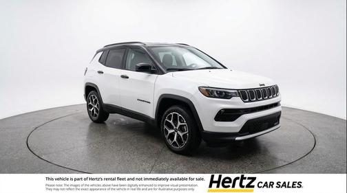 Bright White Clearcoat 2025 Jeep Compass Limited