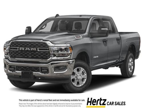 Billet Silver Metallic Clearcoat 2024 RAM 2500 Big Horn Crew Cab 4x4 6'4' Box