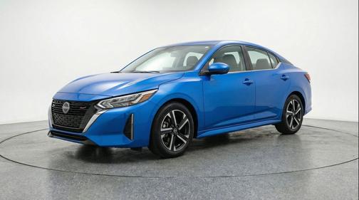 Electric Blue Metallic 2025 Nissan Sentra SV