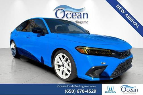 Boost Blue Pearl 2022 Honda Civic Sport