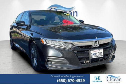 Crystal Black Pearl 2019 Honda Accord LX