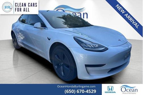 Pearl White Multi-Coat 2019 Tesla Model 3 Standard Range Plus