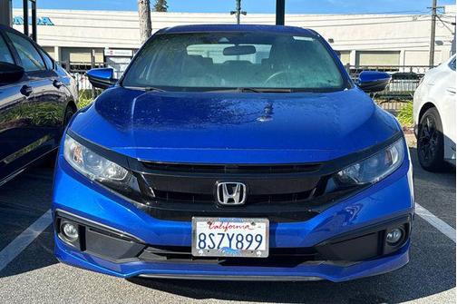 Aegean Blue Metallic 2020 Honda Civic Sport