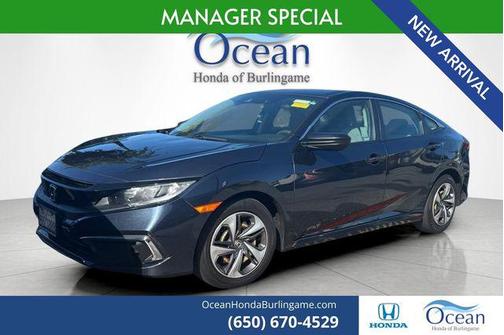 Cosmic Blue 2019 Honda Civic LX
