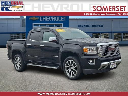 Carbon Black Metallic 2020 GMC Canyon 4WD Crew Cab 128" Denali