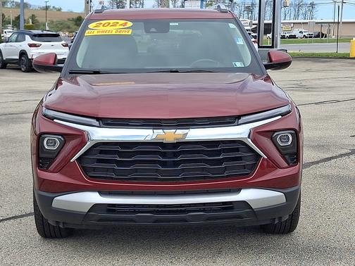 Crimson Metallic 2024 Chevrolet Trailblazer AWD 4dr LT