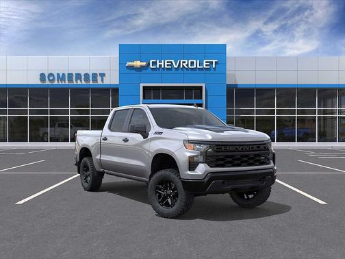Sterling Gray Metallic 2026 Chevrolet Silverado 1500 Custom Trail Boss