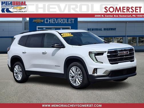 Summit White 2024 GMC Acadia AWD 4dr Elevation