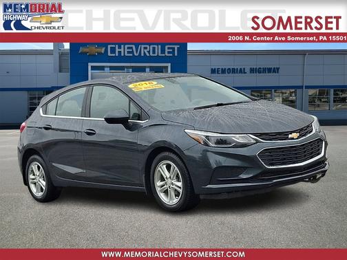Graphite Metallic 2018 Chevrolet Cruze 4dr HB 1.4L LT w/1SD