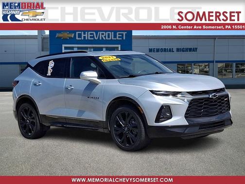 Silver Ice Metallic 2021 Chevrolet Blazer AWD 4dr RS