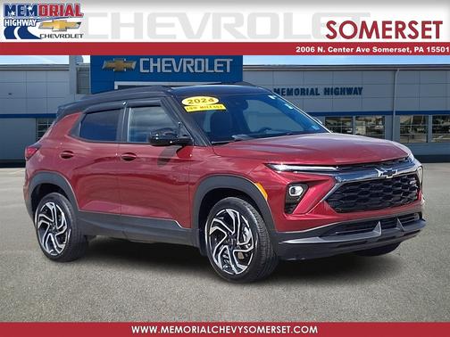 Crimson Metallic 2024 Chevrolet Trailblazer AWD 4dr RS