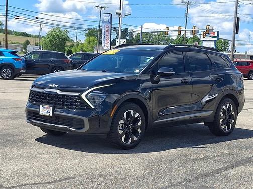 Ebony Black 2024 Kia Sportage X-Line AWD