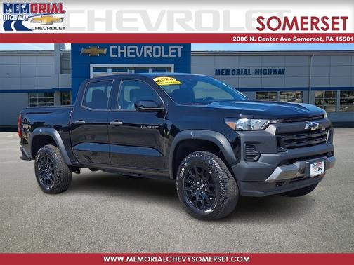 Black 2024 Chevrolet Colorado 4WD Crew Cab Trail Boss
