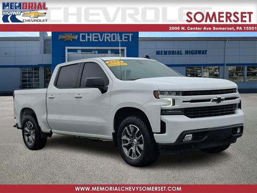 Summit White 2021 Chevrolet Silverado 1500 4WD Crew Cab 147" RST