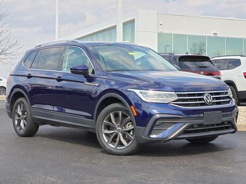 Atlantic Blue 2022 Volkswagen Tiguan 2.0T SE