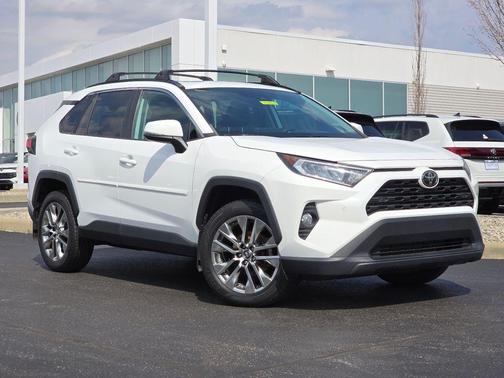 Super White 2020 Toyota RAV4 XLE Premium
