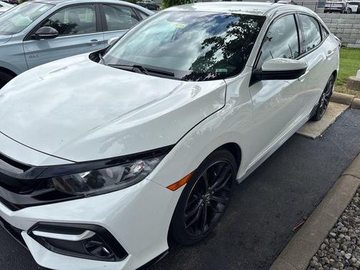 White 2021 Honda Civic Sport