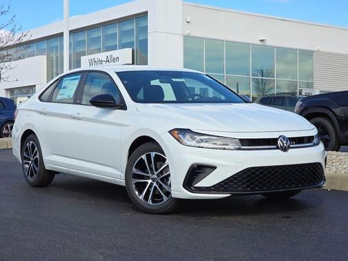 Pure White 2026 Volkswagen Jetta 1.5T Sport