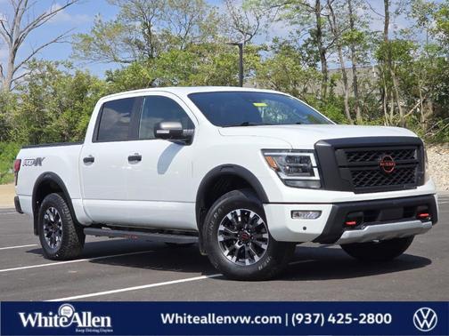 Glacier White 2023 Nissan Titan PRO-4X