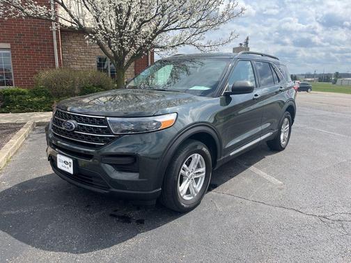 Green Metallic 2023 Ford Explorer XLT