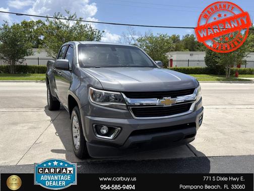 Satin Steel Metallic 2018 Chevrolet Colorado LT