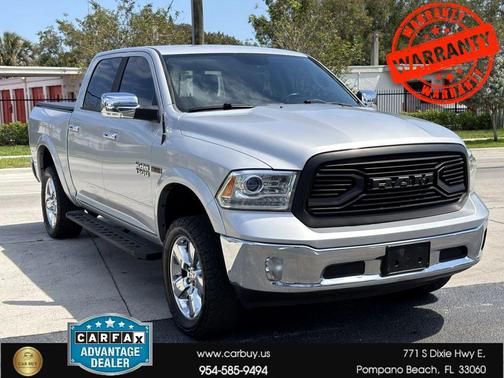 Bright Silver Metallic Clearcoat 2018 RAM 1500 Laramie