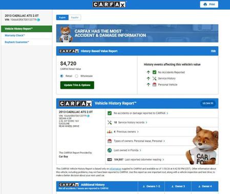 2013 Cadillac ATS 2.0L Turbo