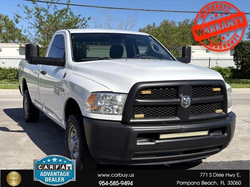 Bright White Clearcoat 2018 RAM 2500 Tradesman Regular Cab 4x2 8' Box