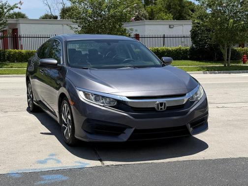 Modern Steel Metallic 2017 Honda Civic EX