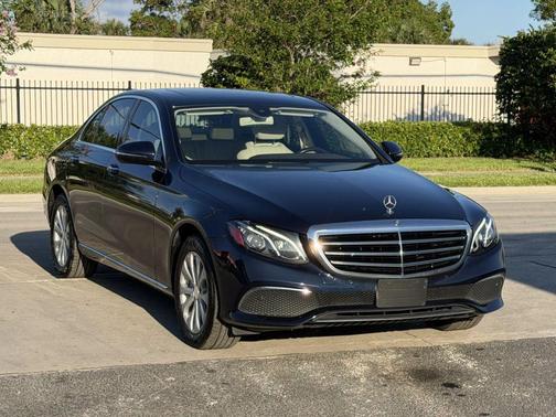 Lunar Blue Metallic 2017 Mercedes-Benz E-Class E 300 4MATIC Sedan 4D