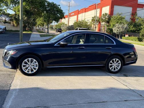 Lunar Blue Metallic 2017 Mercedes-Benz E-Class E 300 4MATIC Sedan 4D
