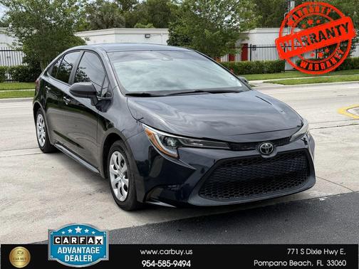 Blueprint 2020 Toyota Corolla LE