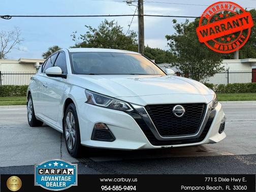 Glacier White 2020 Nissan Altima S FWD