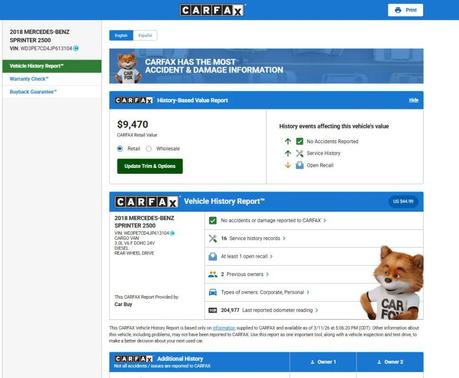 2018 Mercedes-Benz Sprinter 2500 Standard Roof w/144  WB Van 3D