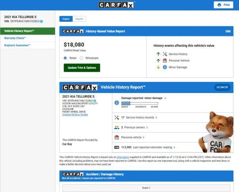 2021 Kia Telluride S