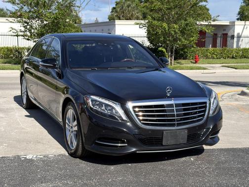Black 2017 Mercedes-Benz S-Class 4MATIC