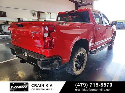 Red Hot 2025 Chevrolet Silverado 1500 Custom Trail Boss