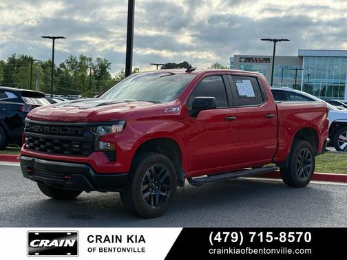 Red Hot 2025 Chevrolet Silverado 1500 Custom Trail Boss