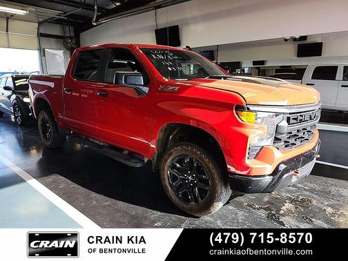 Red Hot 2025 Chevrolet Silverado 1500 Custom Trail Boss