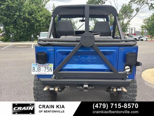 Blue 1986 Jeep CJ-7 4WD