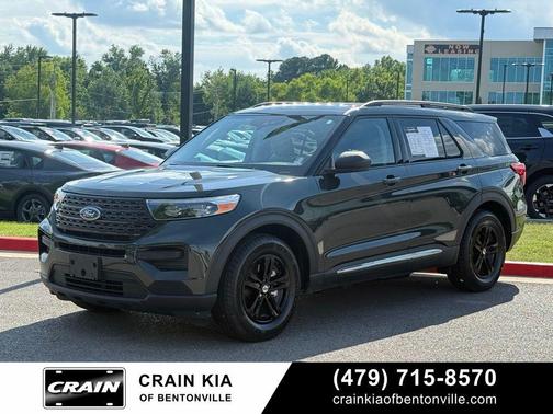 FORGED GREEN METALLIC 2023 Ford Explorer XLT